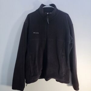 Columbia Men's Black Fleece Sweater Size Large